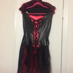 Sexy 🧛🏻‍♀️ Vampire Devil Red Witch Goth Costume